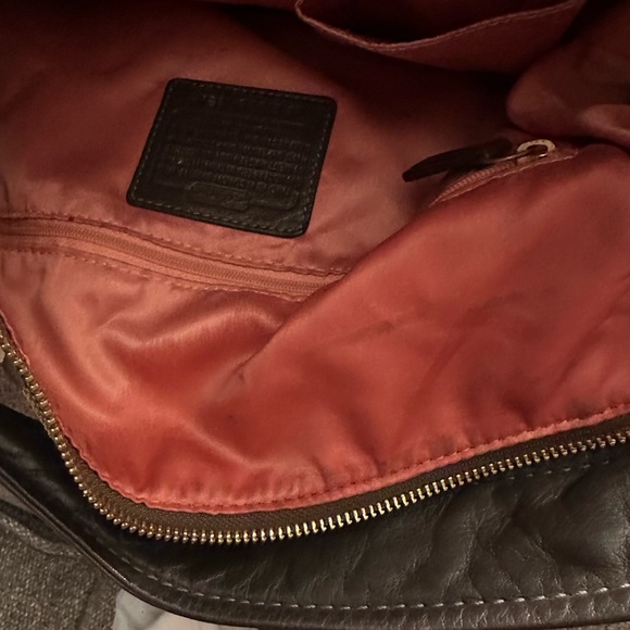 Coach signature jacquard slouch shoulder bag - Picture 4 of 6